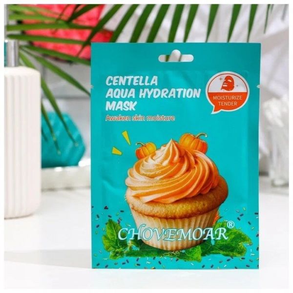 Chovemoar Moisturizing, refreshing face mask with Centella extract